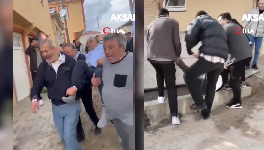 شاهد.. أهالي قرية جوينوك التركية يلقون من لا...